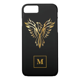 Monogram Black & Gold Phoenix Steigung Case-Mate iPhone Hülle