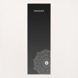Monogram Black Ombre Modern Yoga Mat Yogamatte