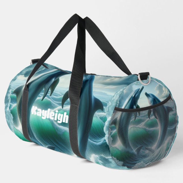 Monogram Blue Aquamarin Delphine Ocean | Duffle Bag (Rechte Ecke)