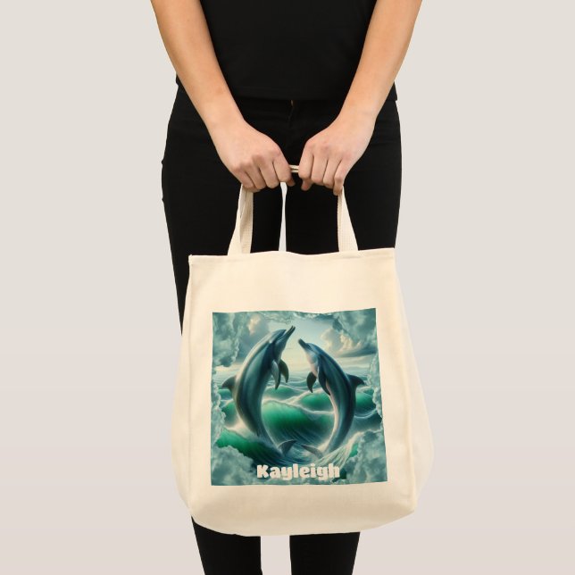Monogram Blue Aquamarin Delphine Ocean | Tragetasche (Vorderseite (Produkt))