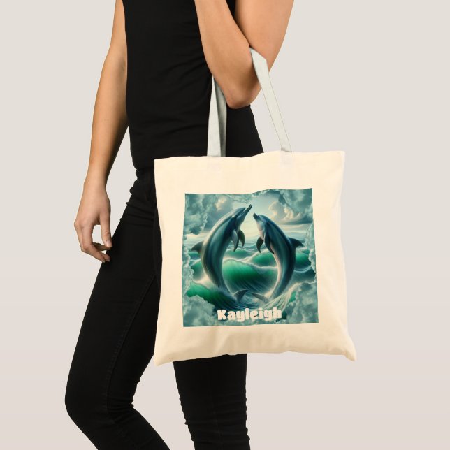 Monogram Blue Aquamarin Delphine Ocean | Tragetasche (Vorderseite (Produkt))