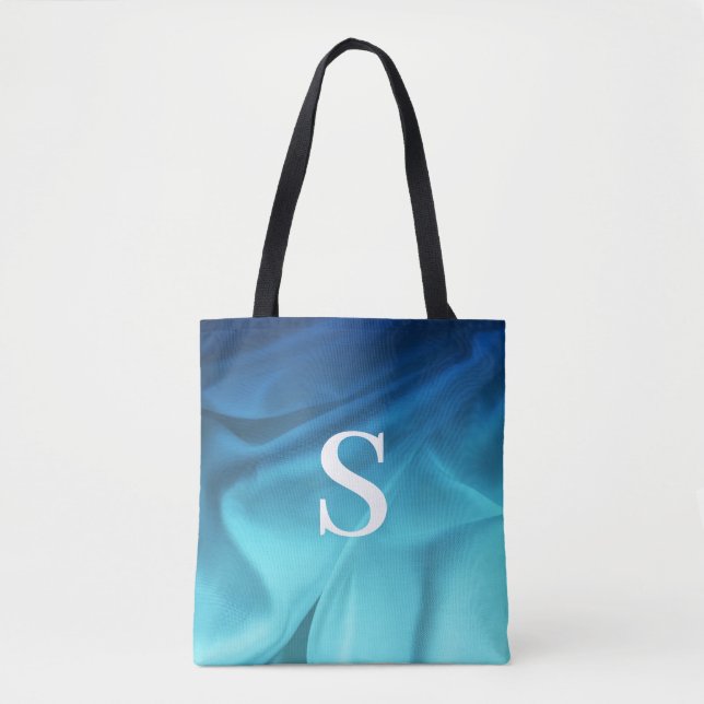 Monogram Blue Satin (Vorderseite)