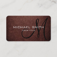 Monogram Bole Leaather Look