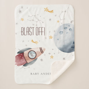 Monogram Boys für niedliche Raumsonden Sherpadecke