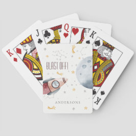 Monogram Boys für niedliche Raumsonden Spielkarten