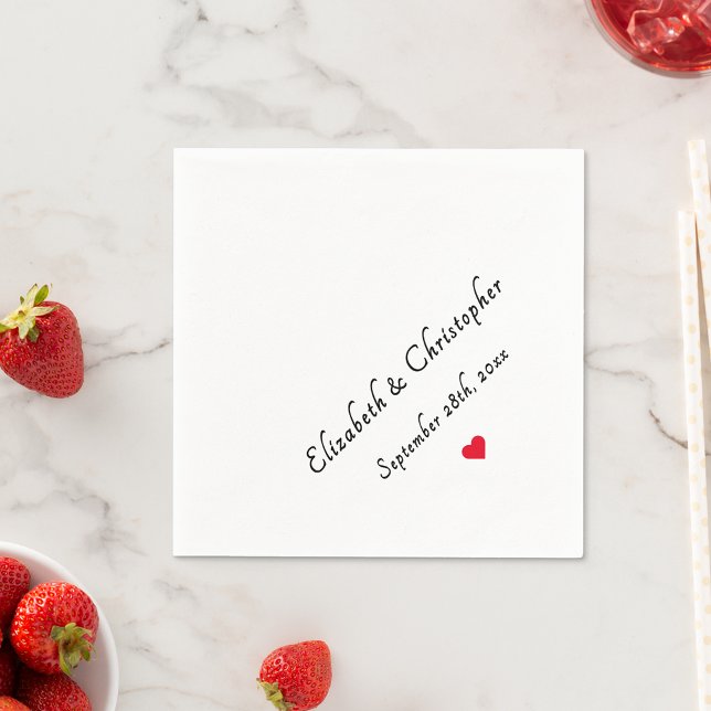 Monogram Bride Groom Weddate Party Cocktail Serviette (Monogram Bride Groom Wedding Date Party Cocktail Napkins)