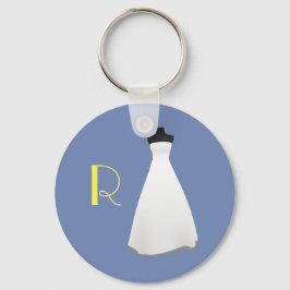 Monogram Bridesmaid Schlüsselanhänger