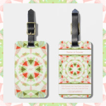 Monogram Bright Red Hübsch Green Magic Star Girl