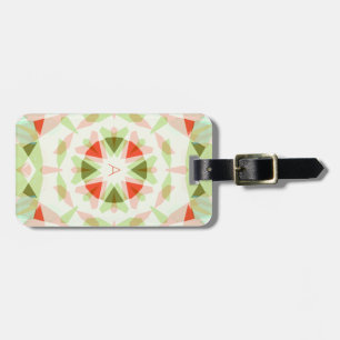 Monogram Bright Red Hübsch Green Magic Star Girl Gepäckanhänger