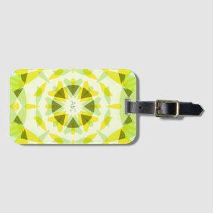 Monogram Bright Yellow Green Magic Star Girl Gepäckanhänger