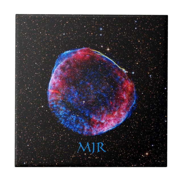 Monogram Brightest Supernova-Weltraumbild Fliese (Vorderseite)