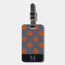 Monogram Brown Basketball Balls, Blue Jeans