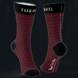 Monogram Buffalo Kariert Trauzeugen Socks Socken<br><div class="desc">Wenn es um das perfekte Geschenk für Trauzeugen geht, ist es schwer, ein cooles, lustiges Paar Socken zu schlagen. Sie werden ihm bestimmt einen Spritzer auf den Weg geben. Es gibt ein paar Orte, an denen ein Typ kreativ sein kann, ohne über Bord zu gehen, aber Socken sind so phantastisch....</div>