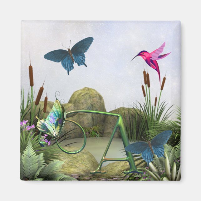 Monogram Butterfly Magnet Fantasy A (Vorne)