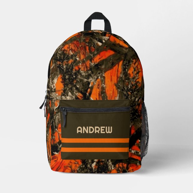Monogram Camouflage Backpack Bedruckter Rucksack (Vorderseite)