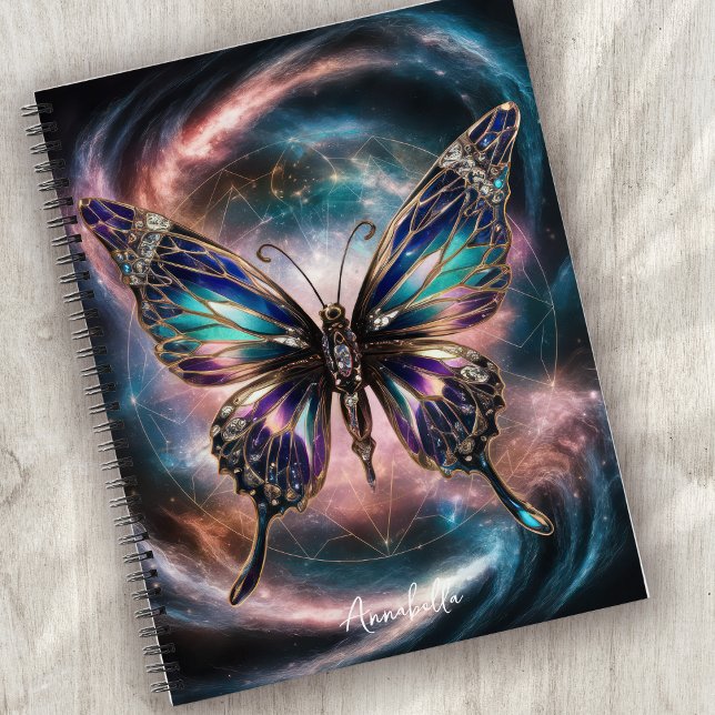 Monogram Celestial Butterfly Notizbuch (Von Creator hochgeladen)