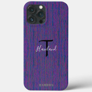 Monogram Cell Phone Case HAMbyWG - Lila
