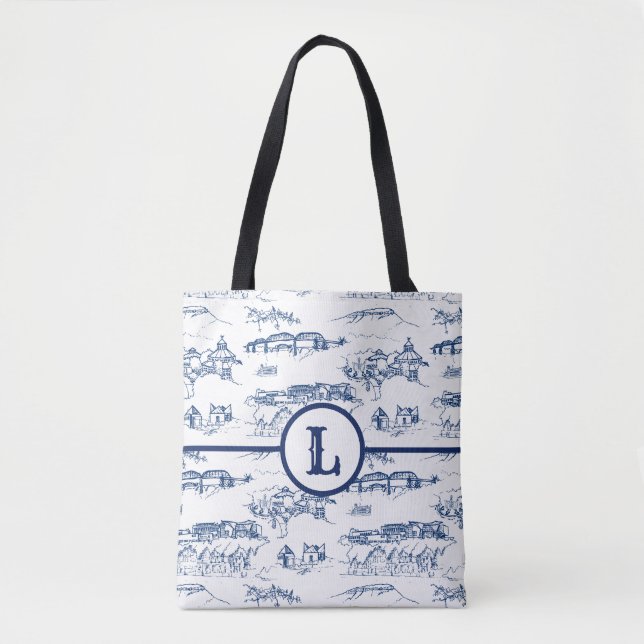 Monogram Chattanooga Toile Blue (Vorderseite)