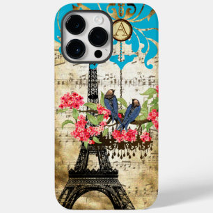 Monogram Cherry Blossom Bird Chandelier iPhone Case-Mate iPhone Hülle
