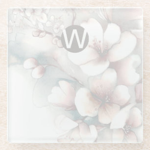 Monogram Cherry Blossom Untersetzer