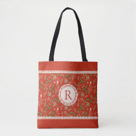 Monogram Christmas Woodlands-Tasche
