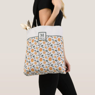Monogram Citrus Hygge Weihnachtsfeierliche Tasche
