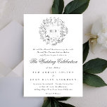 Monogram Classic Botanical Florals Wedding Einladung<br><div class="desc">Monogram Classic Botanical Florals Hochzeit Einladung irgendwelche Fragen BITTE ZEIGEN SIE SICH NICHT MIT MIR KONTAKTIEREN.</div>