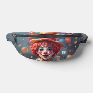 Monogram-Clowns für benutzerdefinierte Initialen Bauchtasche
