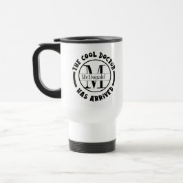Monogram Cool Doctor Travel Mug Reisebecher