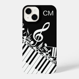 `Monogram coole Musical Notes and Piano Keys iPhone 14 Hülle