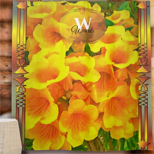 Monogram Copa de Oro Duschvorhang (Von Creator hochgeladen)