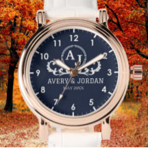 Monogram couple luxury elegant design