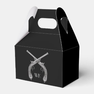 Monogram Crossed Pistolen Black Geschenkschachtel