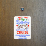 Monogram Cruising Cruise Cabin Door Magnet<br><div class="desc">Dieses Design kann in dem Bereich personalisiert werden, der durch das Ändern des Fotos und/oder Textes zur Verfügung gestellt wird. Sie können auch angepasst werden, indem Sie auf Vorlage personalisieren klicken und dann auf die Schaltfläche klicken, um weitere Optionen anzupassen, um die Hintergrundfarbe zu löschen oder zu ändern, Text hinzuzufügen,...</div>