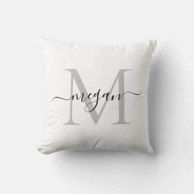 Monogram Cushion - Add your Name Kissen (Vorderseite)