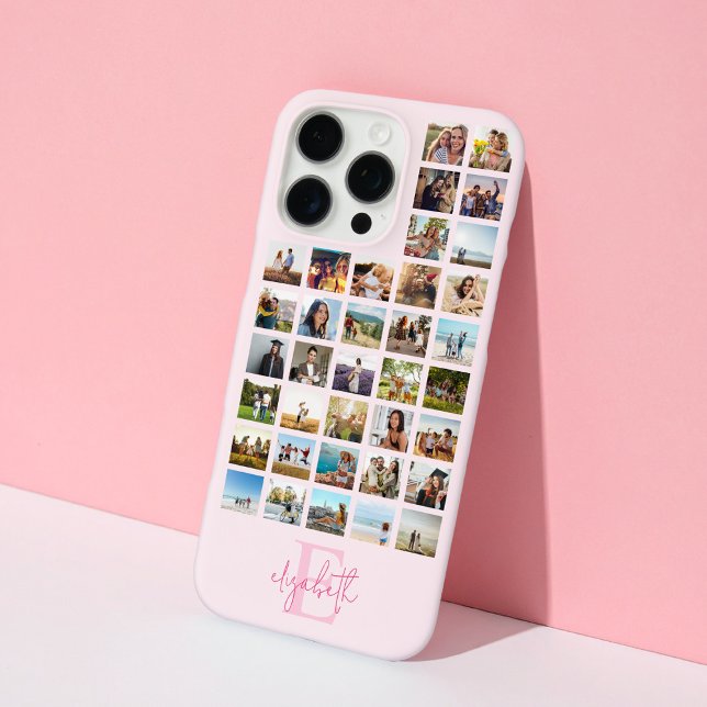 Monogram Custom 36 Foto Collage Case-Mate iPhone Hülle (Von Creator hochgeladen)