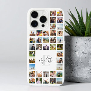 Monogram Custom 37 Foto Collage iPhone 16 Pro Max Hülle