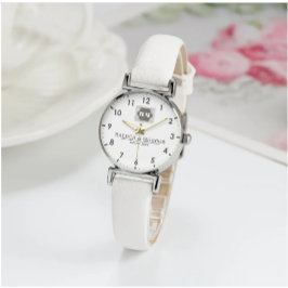  Monogram  Custom Couple Names – Elegant gift Armbanduhr