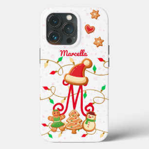 Monogram Custom Gingerbrett Red Case-Mate iPhone Hülle