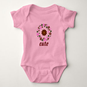 Monogram Customize Wedding Baby Strampler