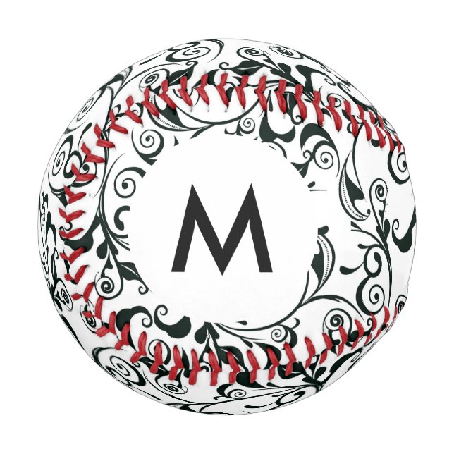 Monogram Damask Baseball (Vorderseite Links)