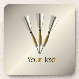 Monogram Darts Design Getränkeuntersetzer