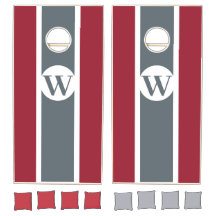 Monogram des Crimson & Grey Uni Teams