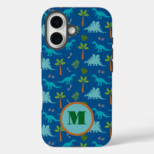 Monogram Dinosaur iPhone/iPad Gehäuse iPhone 16 Hülle