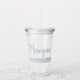 MONOGRAM DOTTED Tumbler Acryltrinkbecher