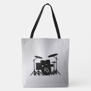 Monogram Drum Set Silver