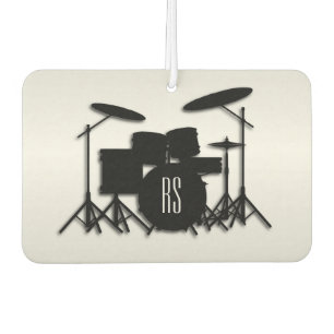 Monogram Drum Set Silver Autolufterfrischer