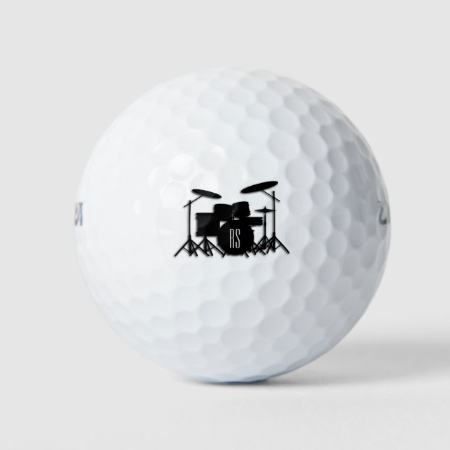 Monogram Drum Set Silver Golfball (Vorderseite)