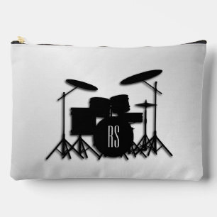 Monogram Drum Set Silver Zubehörtasche