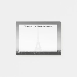 Monogram Eiffel Tower, Paris, Frankreich Post-it Klebezettel